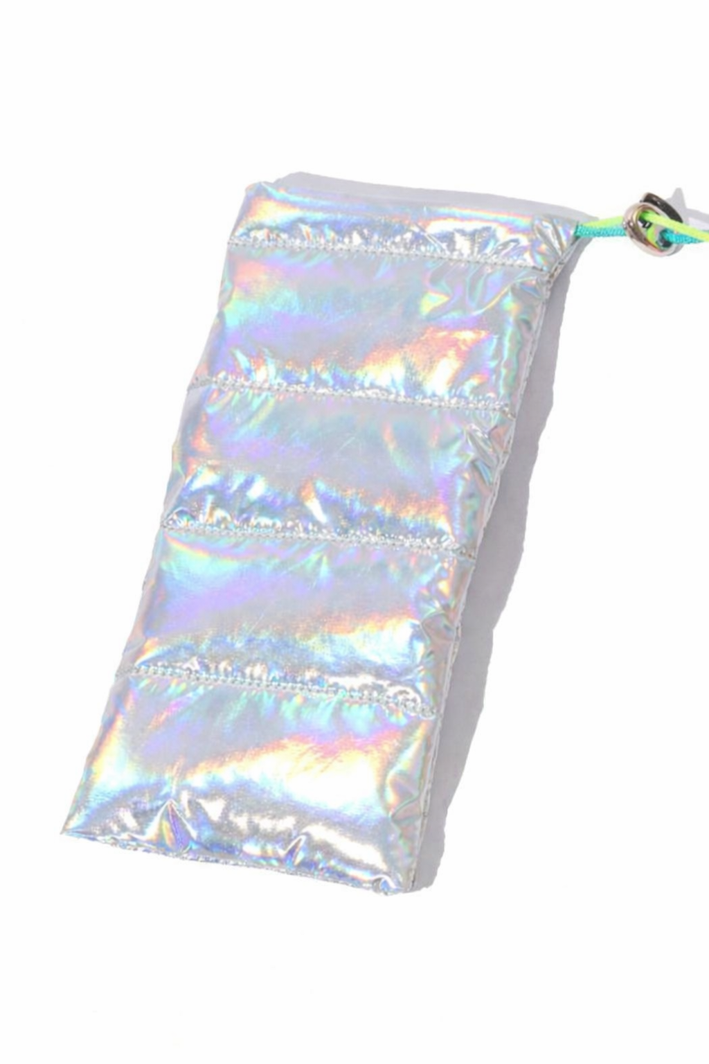 Silver Puffer Sunglasses Case