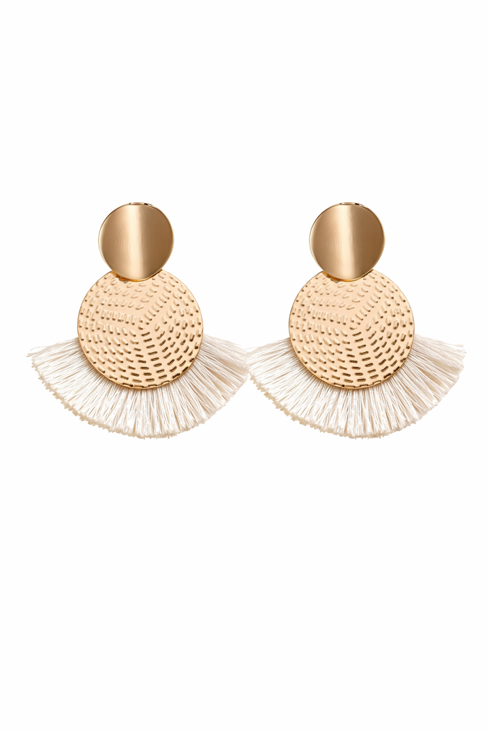 'Golden Coast Fringe' Earrings