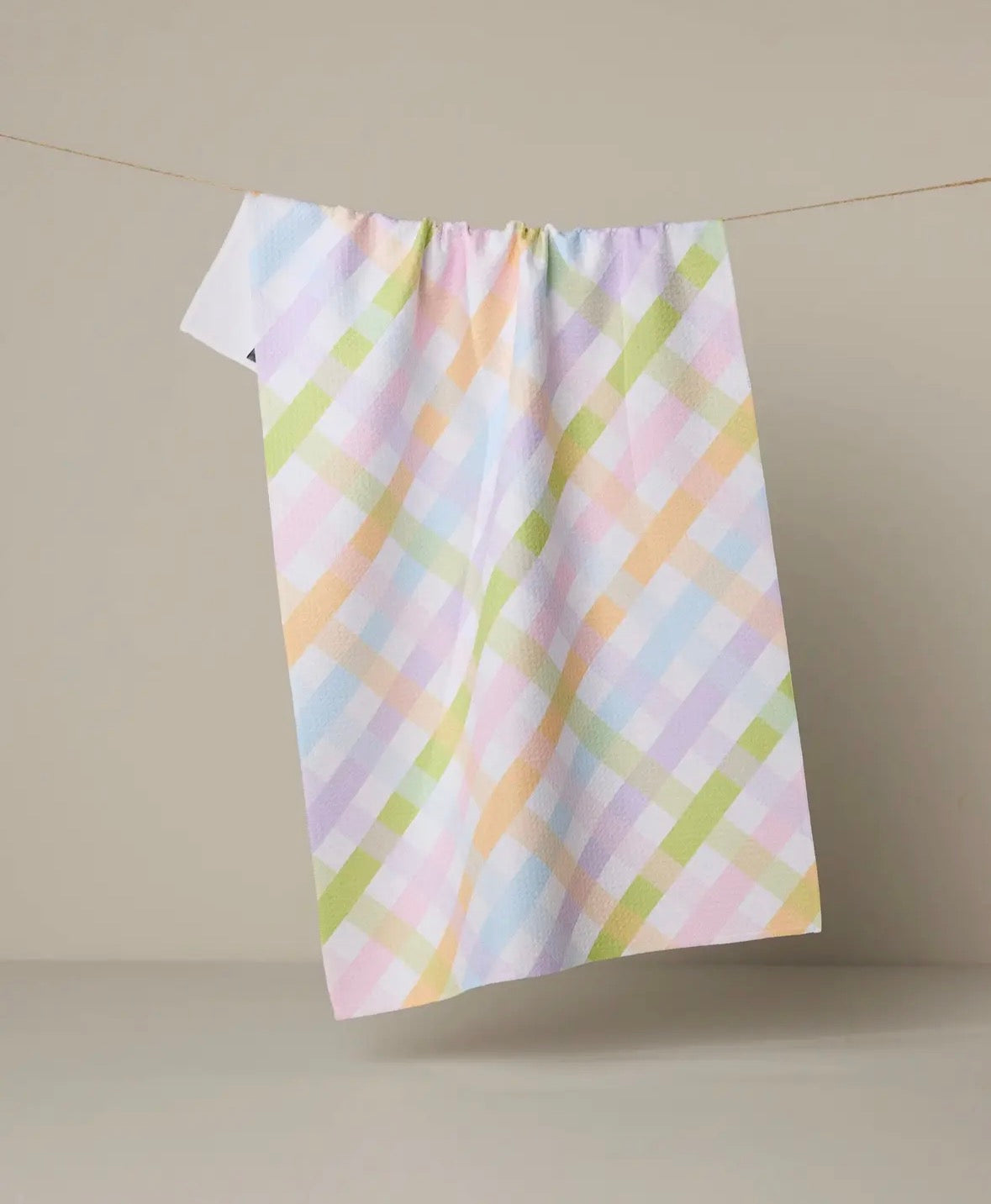 'Spring Basket' Geometry Tea Towel