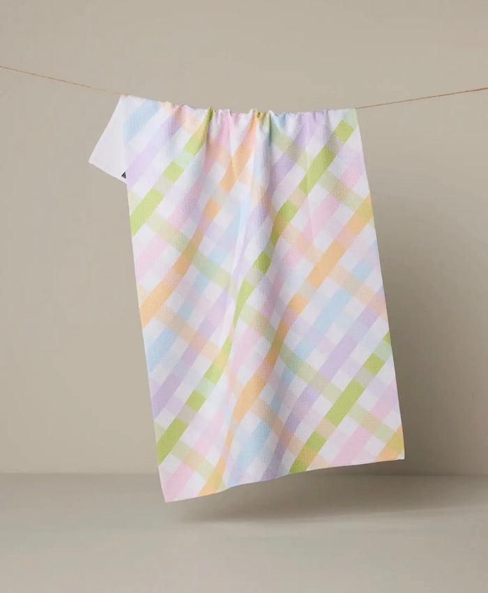 'Spring Basket' Geometry Tea Towel