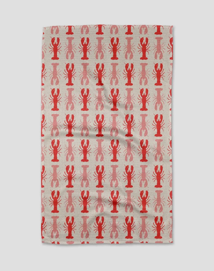 Lobster Geometry Towel