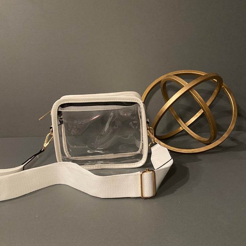 White clear Crossbody