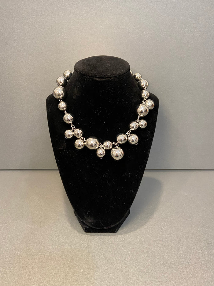 Silver Ball necklace