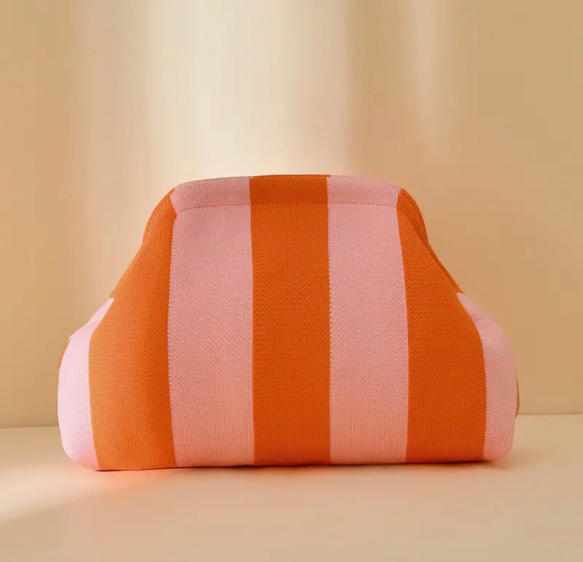 Orange & Pink Clutch Bag