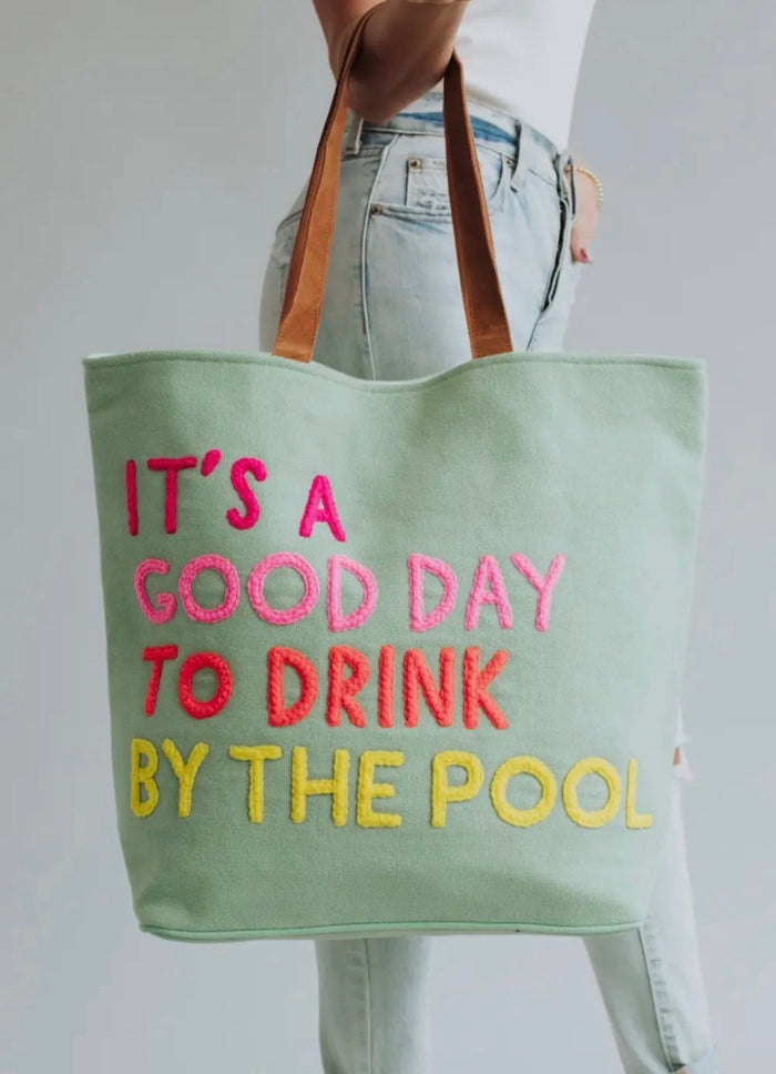 Drink by the Pool Tote Bag