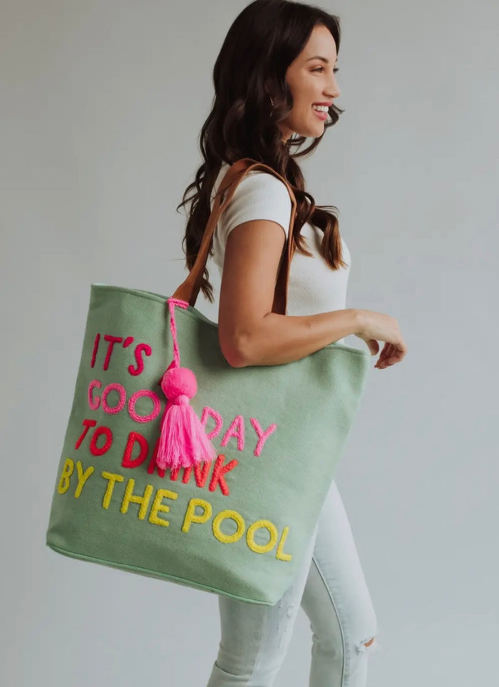 Drink by the Pool Tote Bag