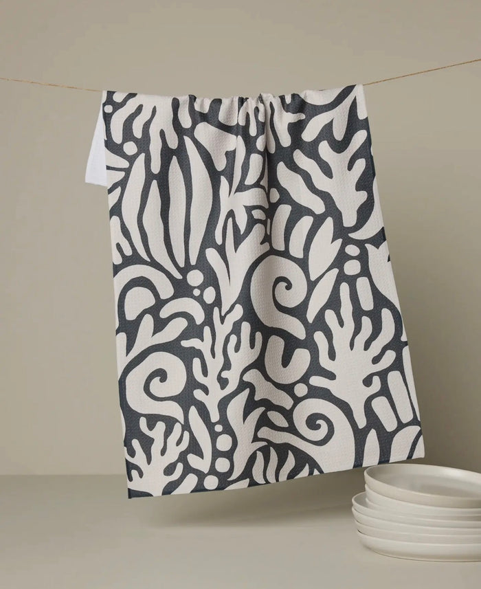 'Inkwell' Geometry Tea Towel