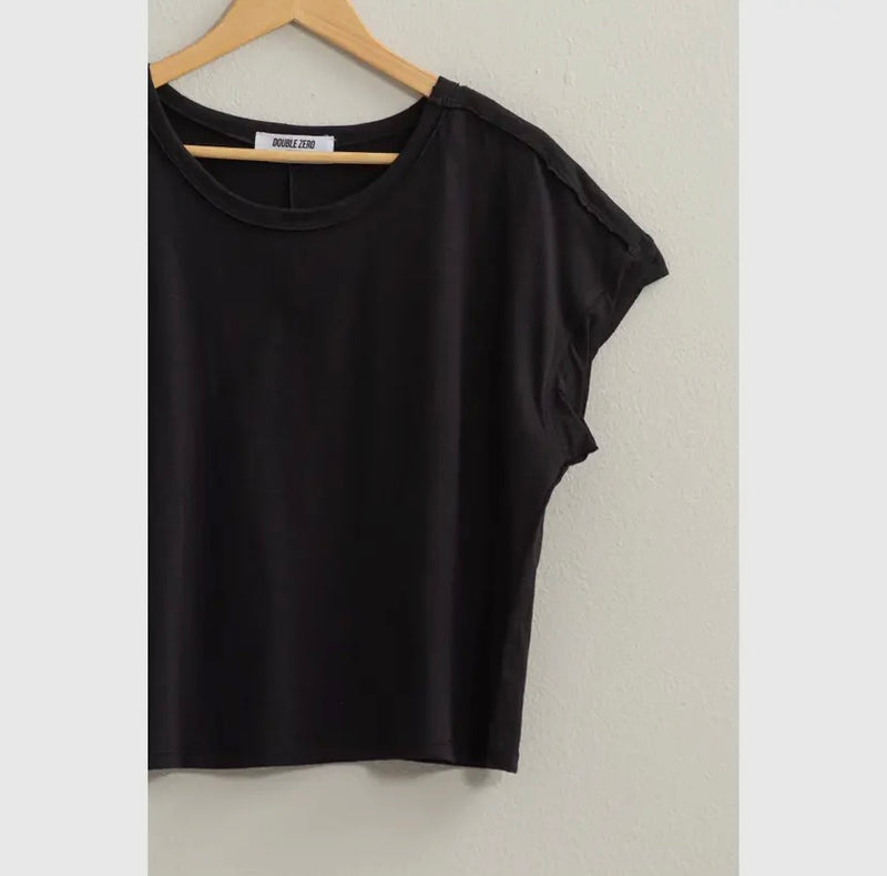 'Brooke' Black T-shirt