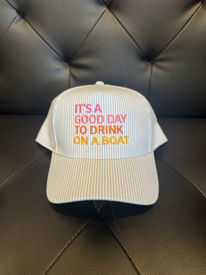'It's a good day to drink on a boat' Hat