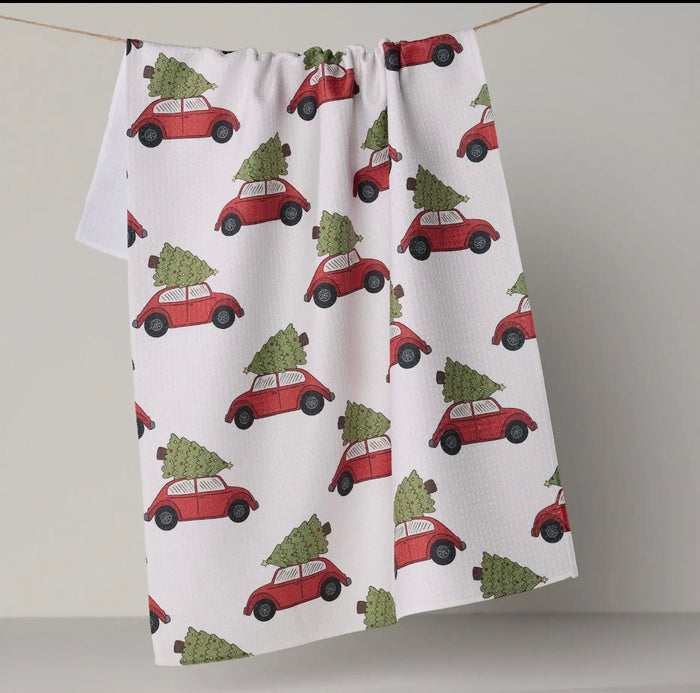 'Merry Miles' Geometry Tea Towel