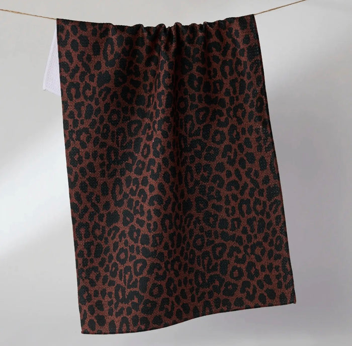 'Midnight Safari' Geometry Tea Towel