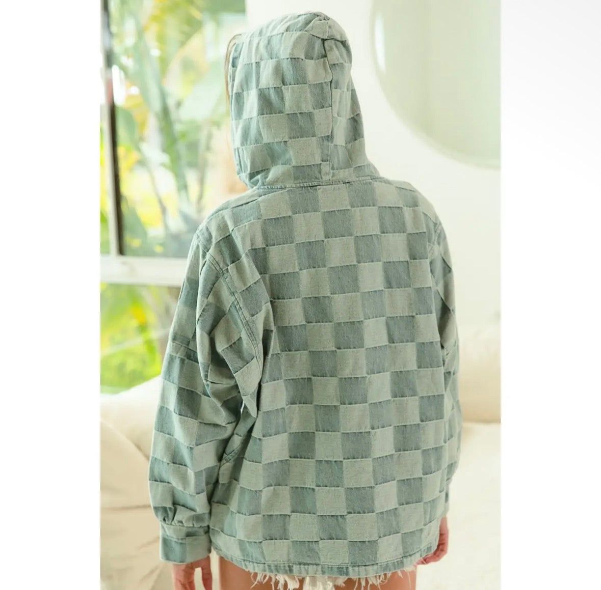 Preorder: Checkered Half Zip
