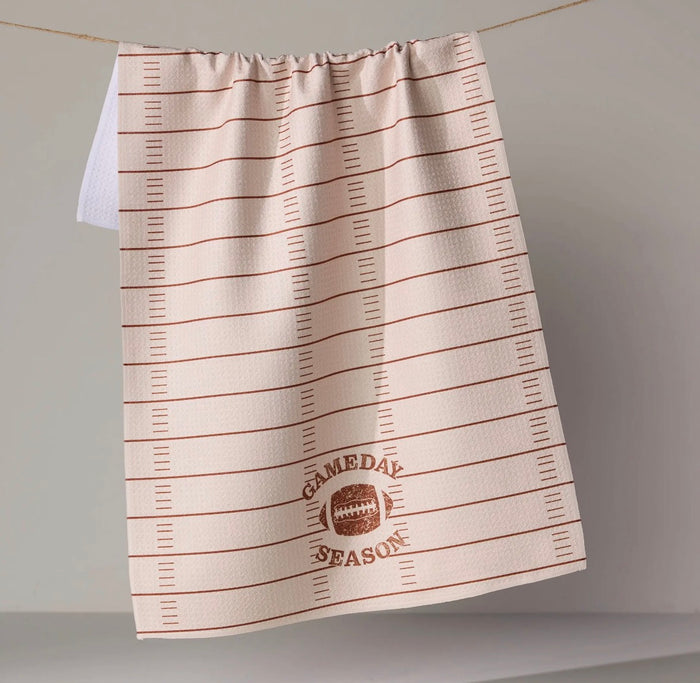 'Game day Season' Geometry Tea Towel