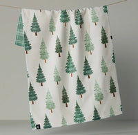 'Pine Grove Luxe' Geometry Tea Towel