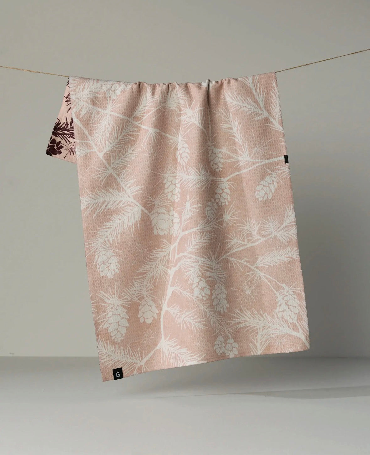 'Woodlawn Calm' Geometry Towel