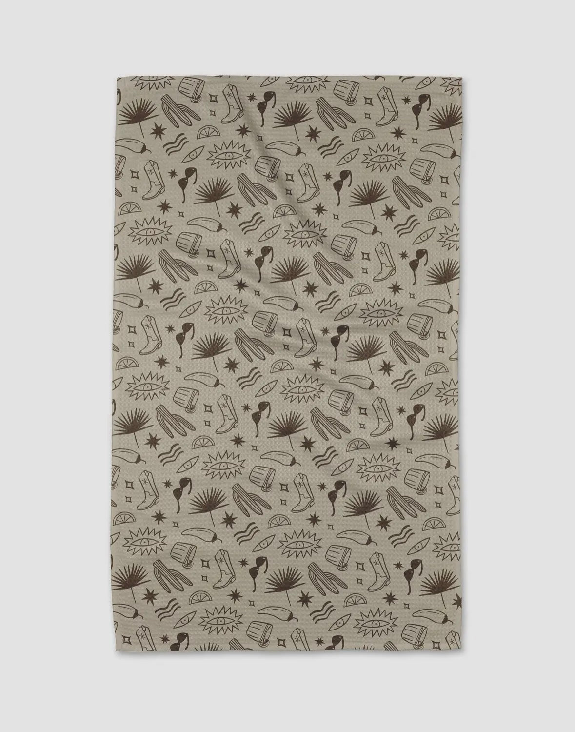 'Bonfire Nights' Geometry Tea Towel