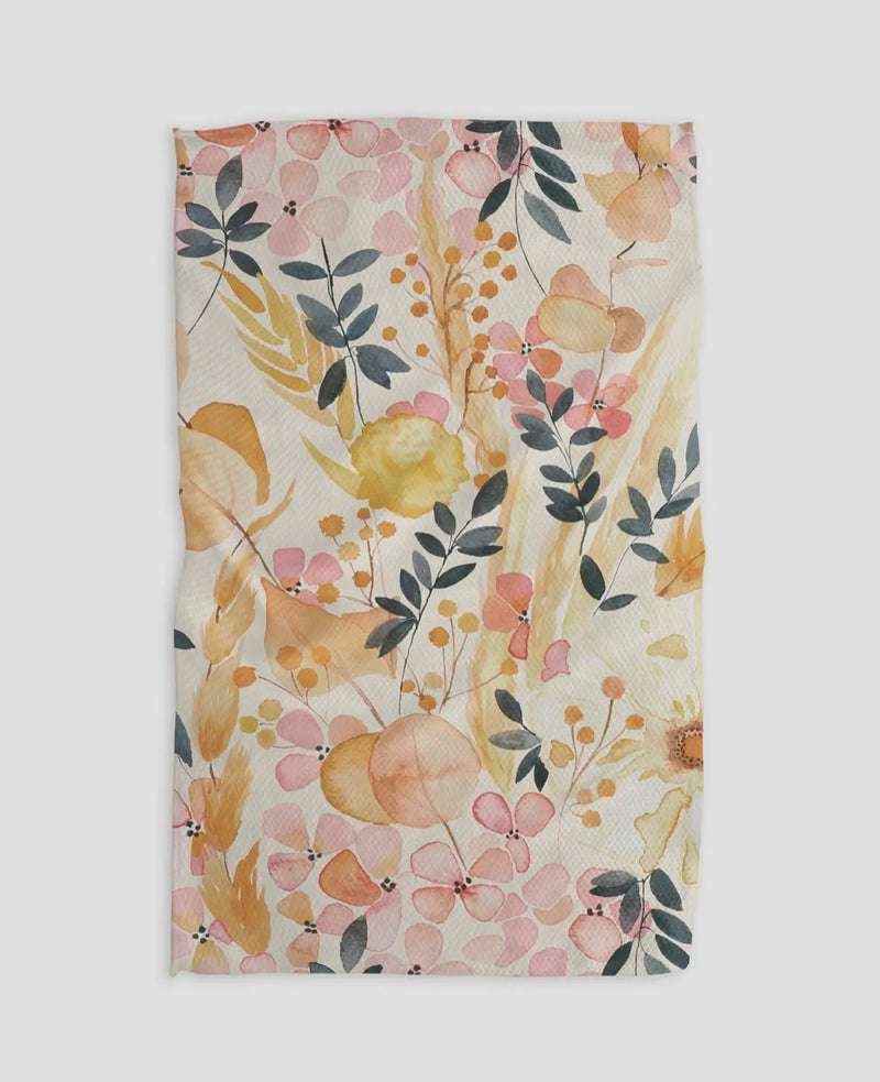 'Sleepy Fields' Geometry Tea Towel