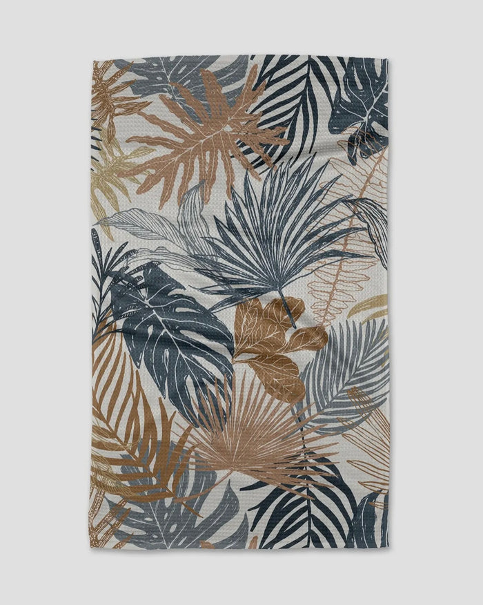 'Tropical Forest' Geometry Tea Towel