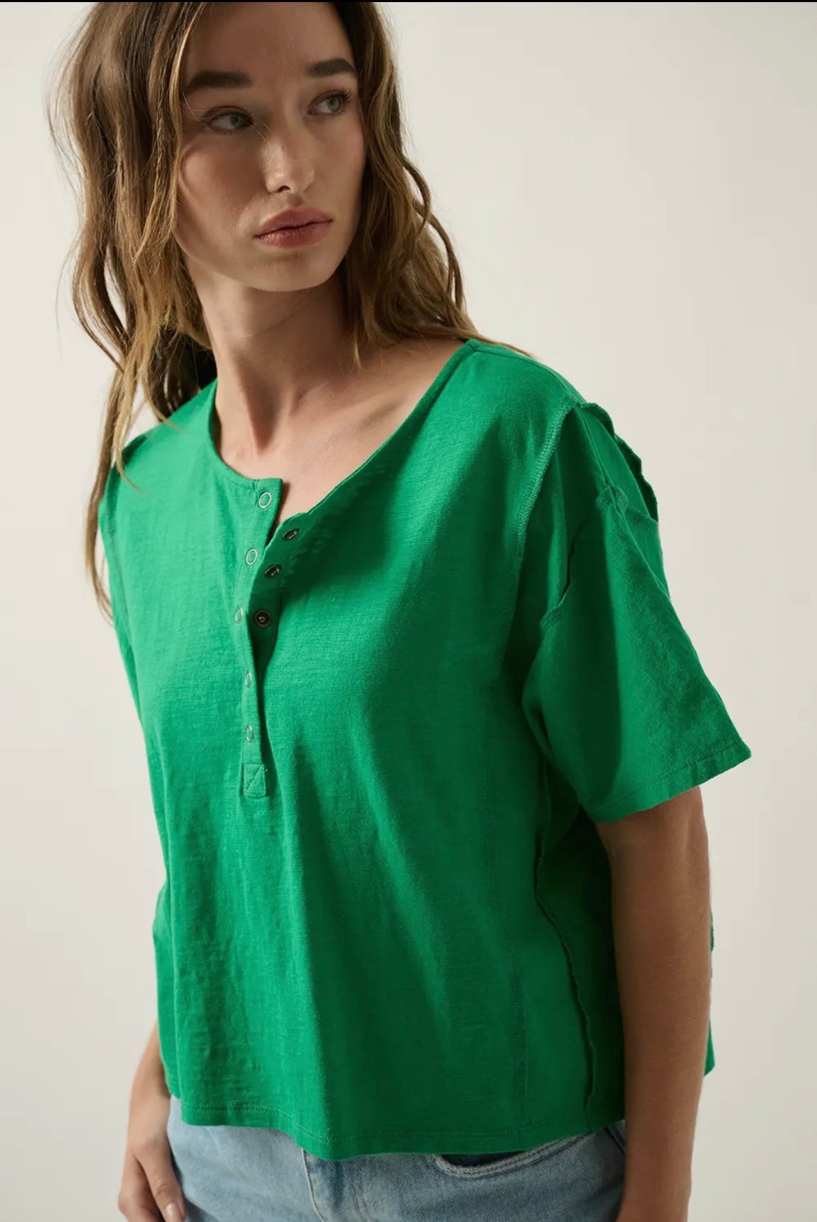 'Kelly' Mineral- Wash T-shirt