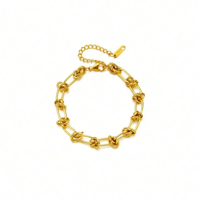 Gold 'Knotty' Bracelet