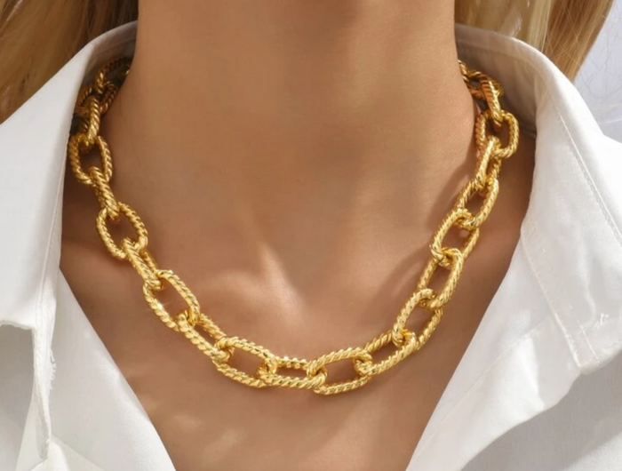 'Amber' Necklace Gold