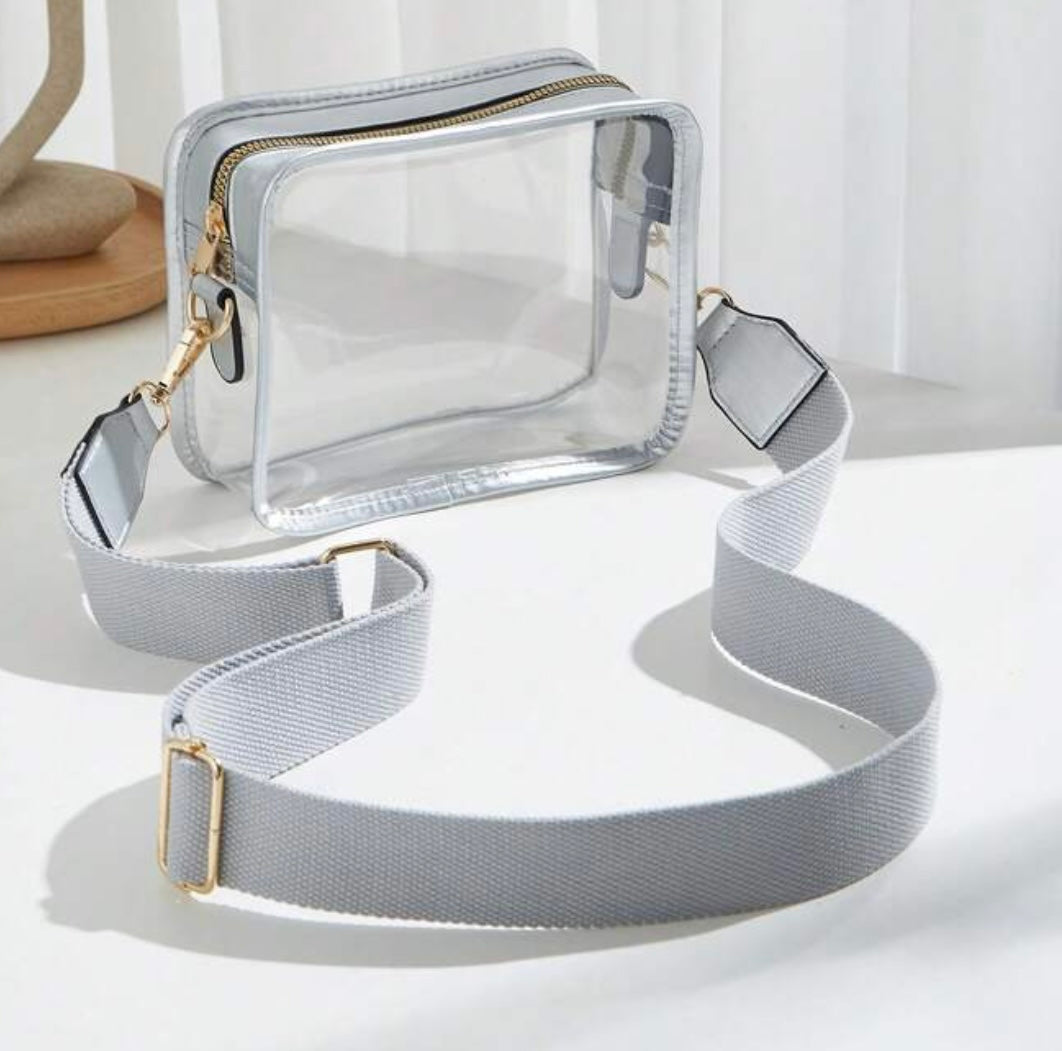 Silver Stadium Purse