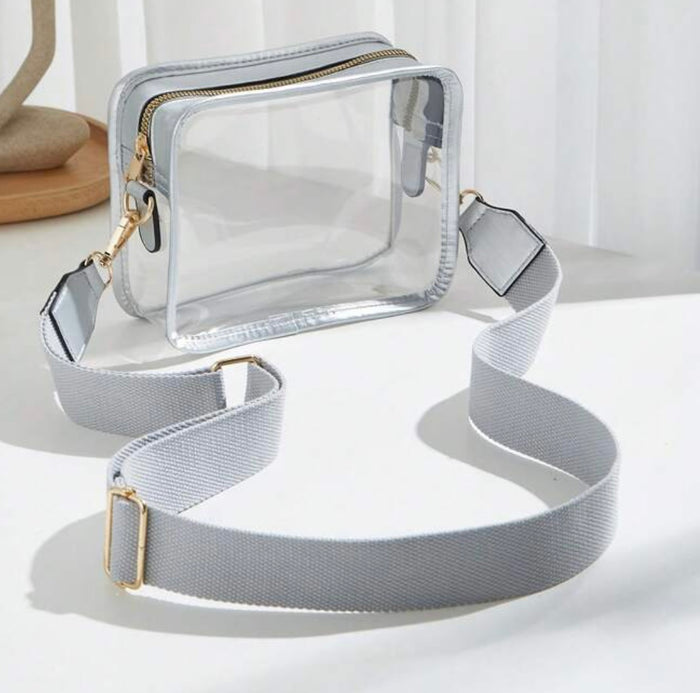 Silver Stadium Purse