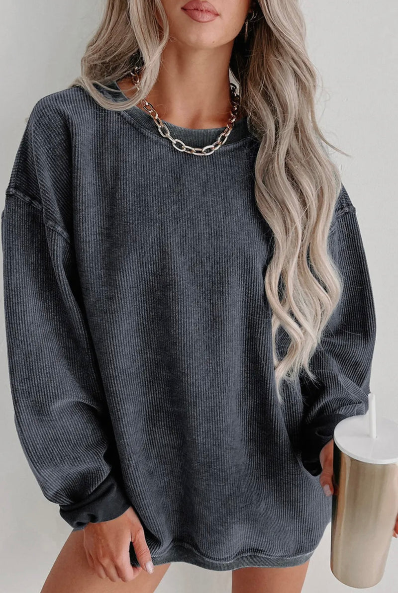 Ribbed Sweatshirt