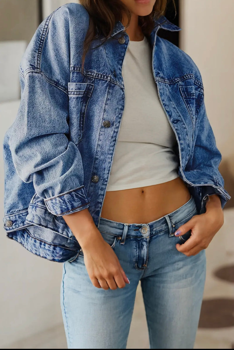 'Crystal' Denim Jacket