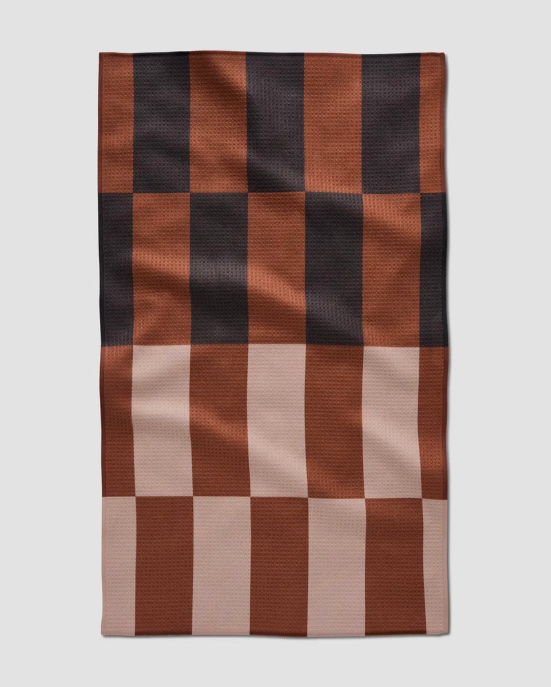 'Cabin Plaid' Geometry Towel