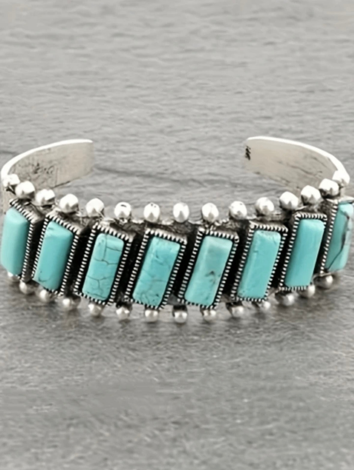 Silver & Turquoise cuff