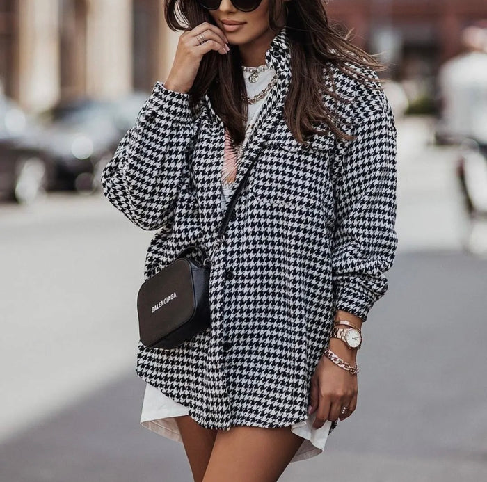 Preorder: Houndstooth Shacket