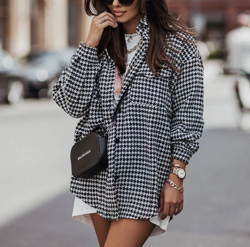Preorder: Houndstooth Shacket