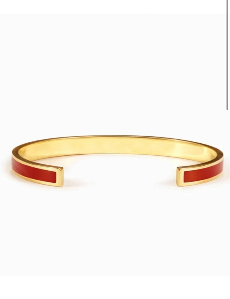 Cuff bracelet (red)