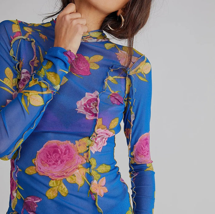 Preorder: 'Nola' Flower Mesh
