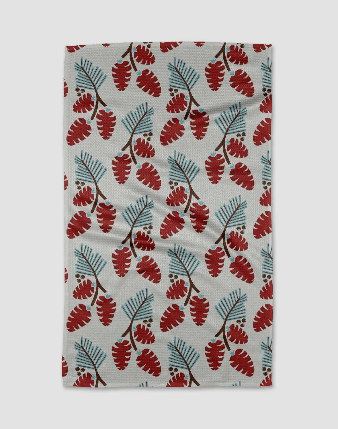 'Winter Forage' Geometry Tea Towel