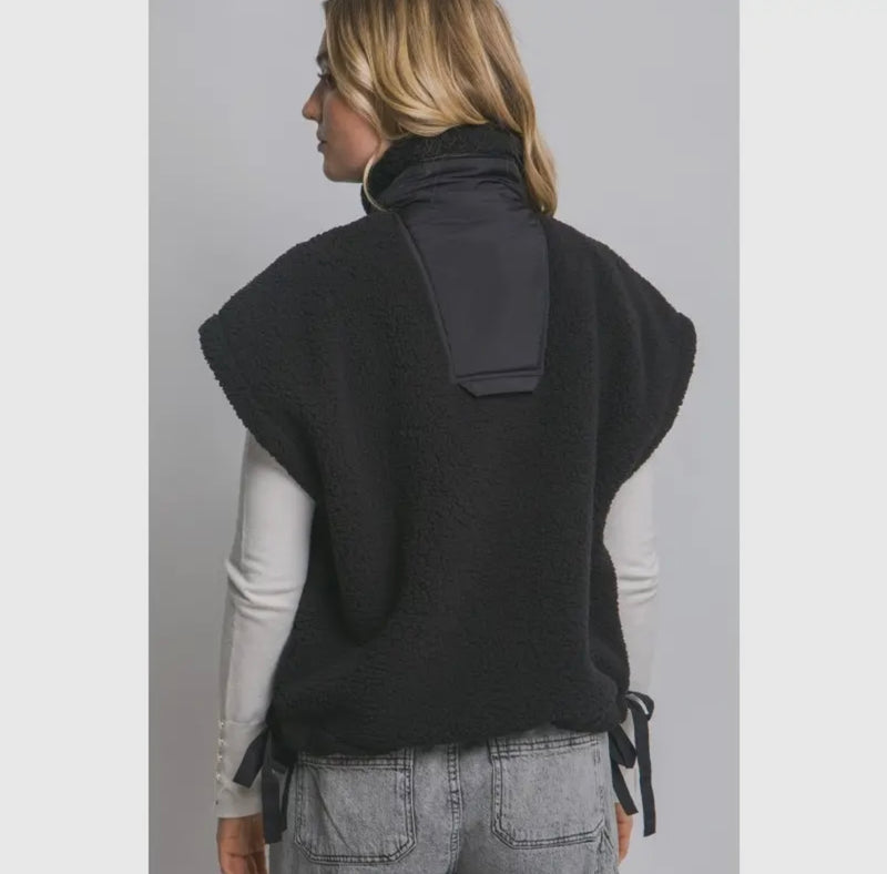 Teddy Sherpa Oversized Vest