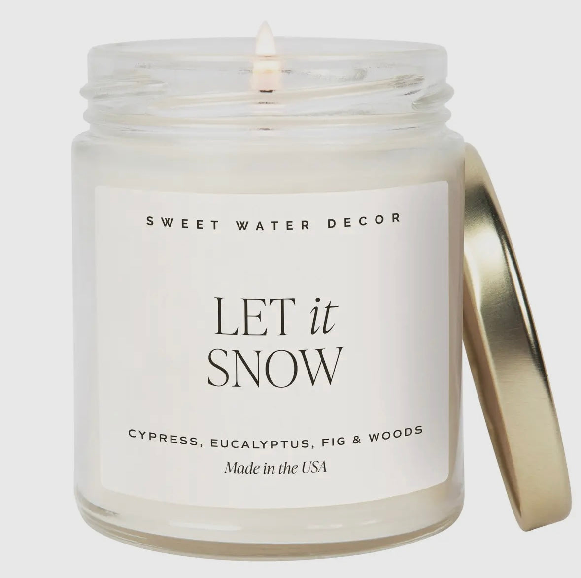 'Let it Snow' Candle