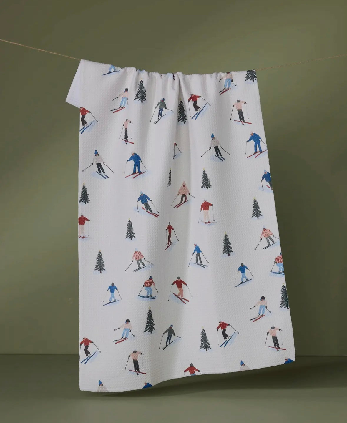 'Alpine Run' Geometry Towel