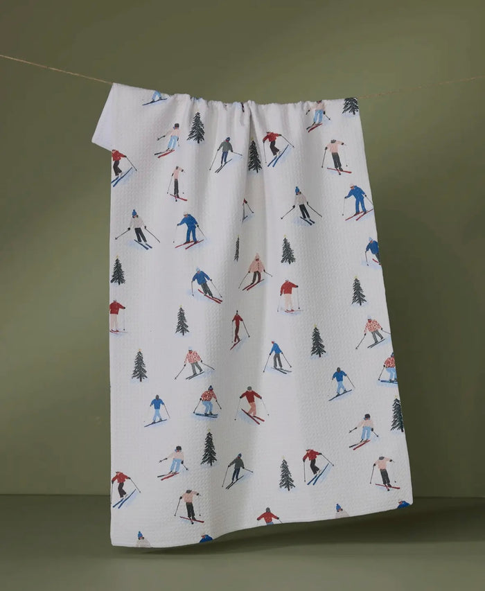 'Alpine Run' Geometry Towel