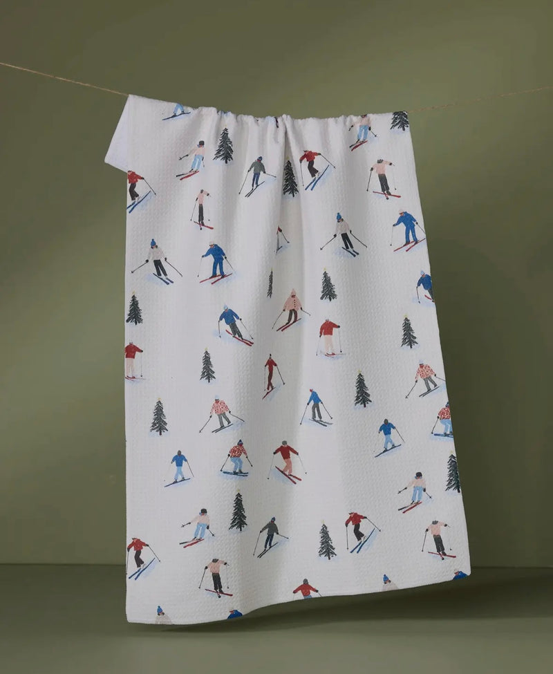 'Alpine Run' Geometry Towel