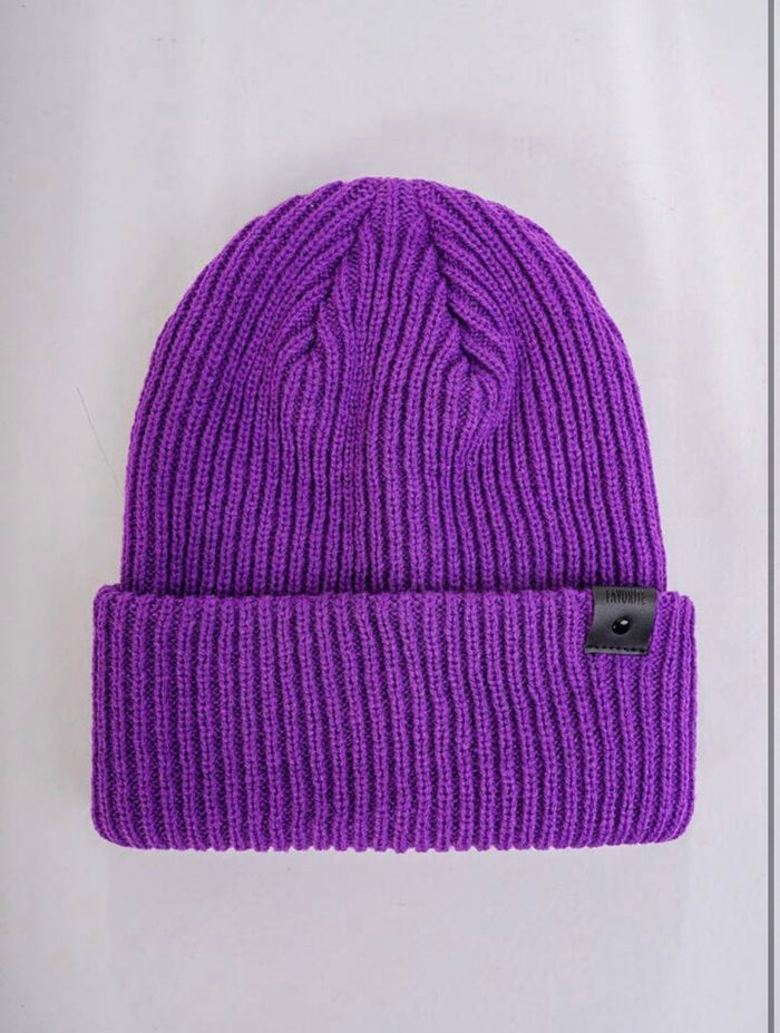 Purple Beanie