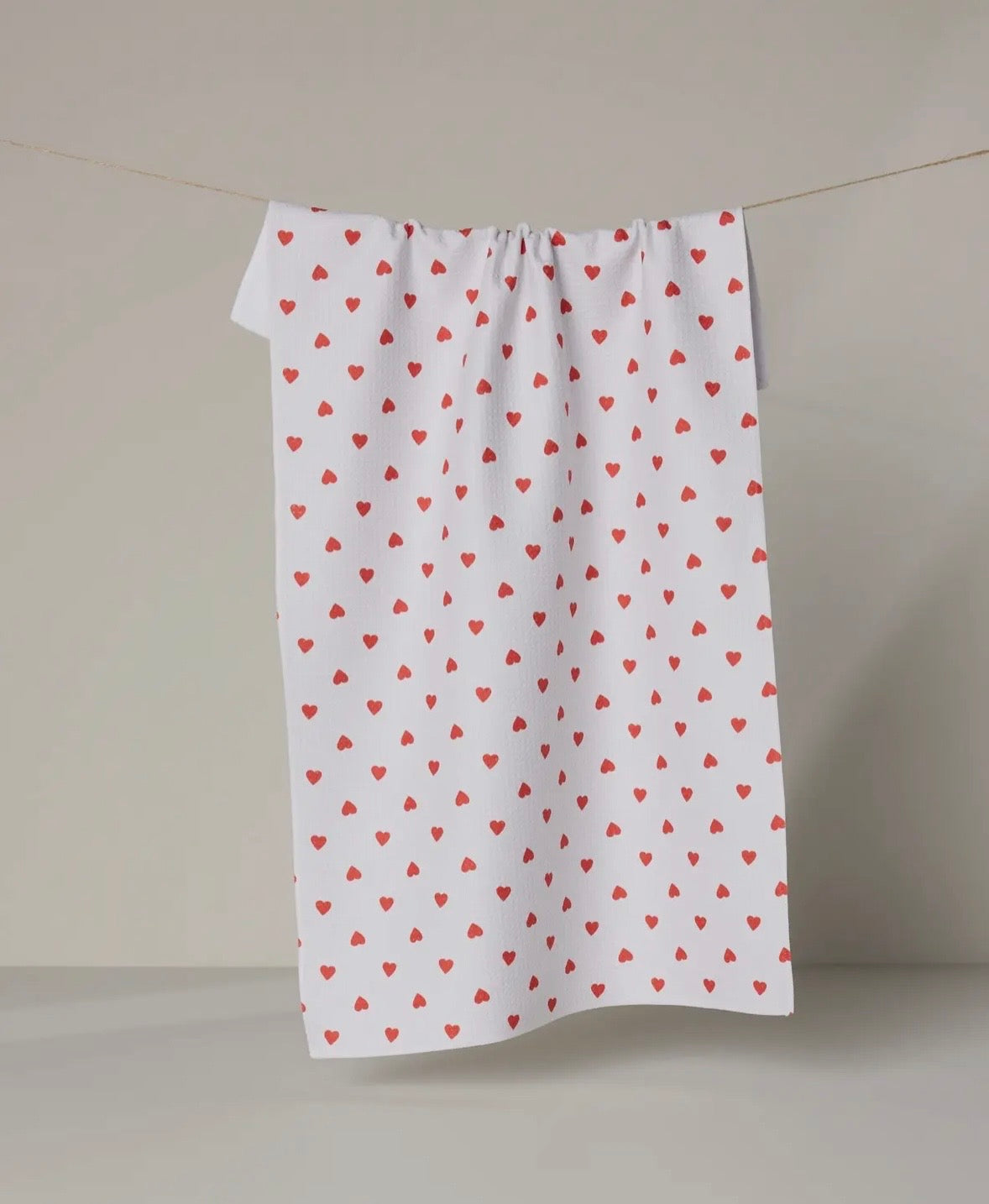 'Baby Hearts' Geometry Towel