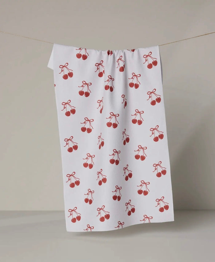 'Cherry's' Geometry Tea Towel