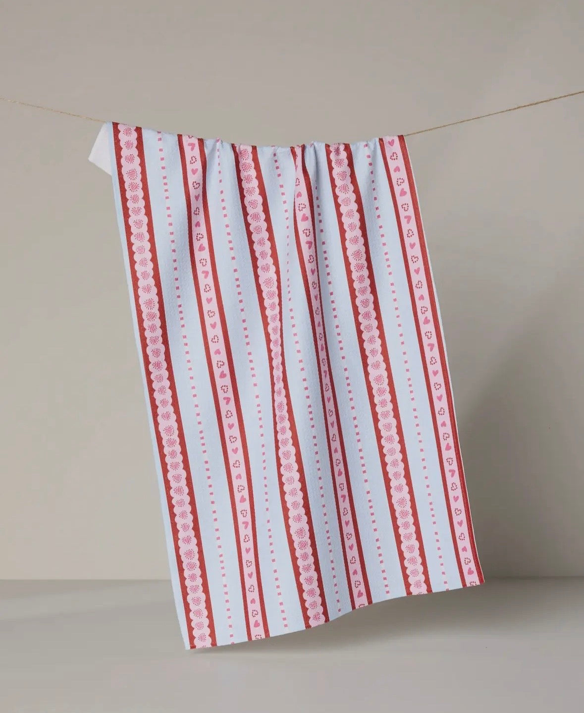 'Dreaming of You' Geometry Tea Towel