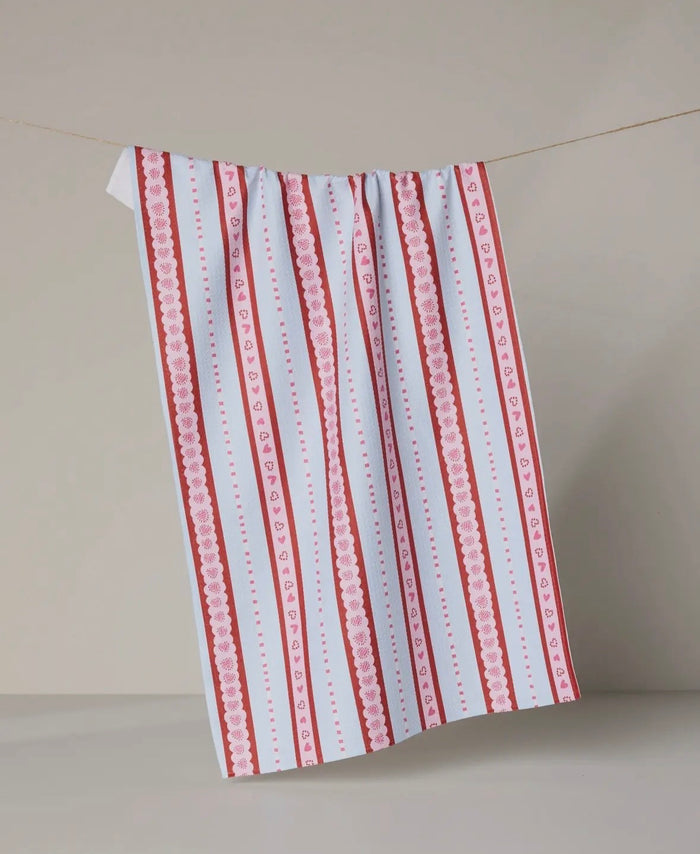 'Dreaming of You' Geometry Tea Towel