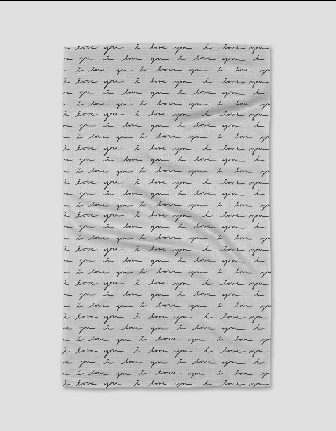 'List of Love' Geometry Tea Towel