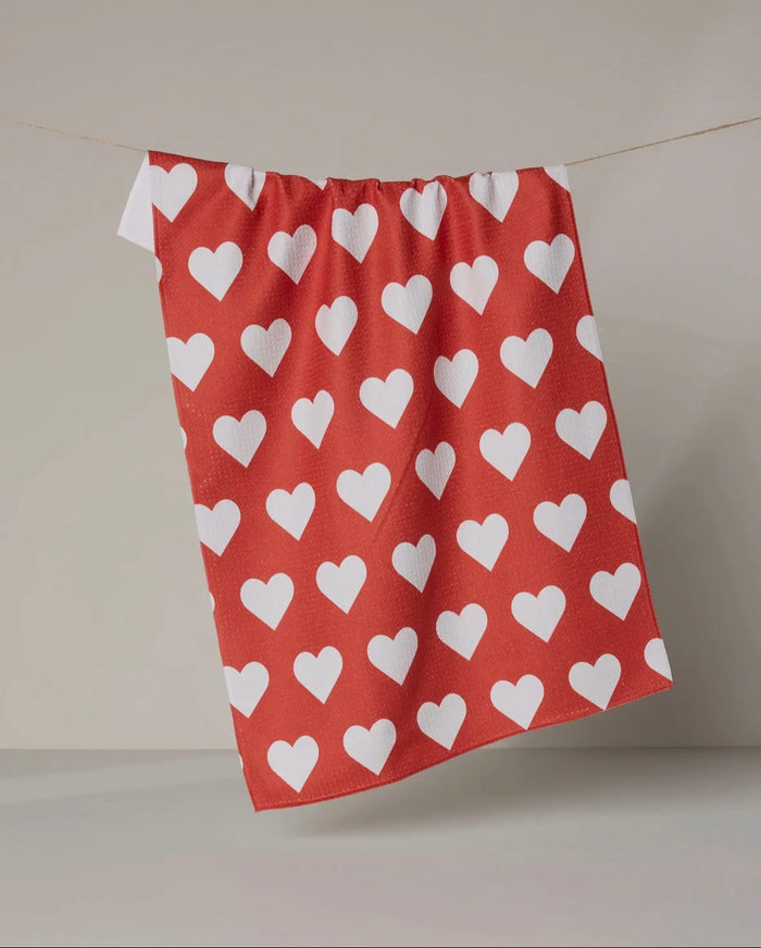 'Simply Love' Geometry Tea Towel