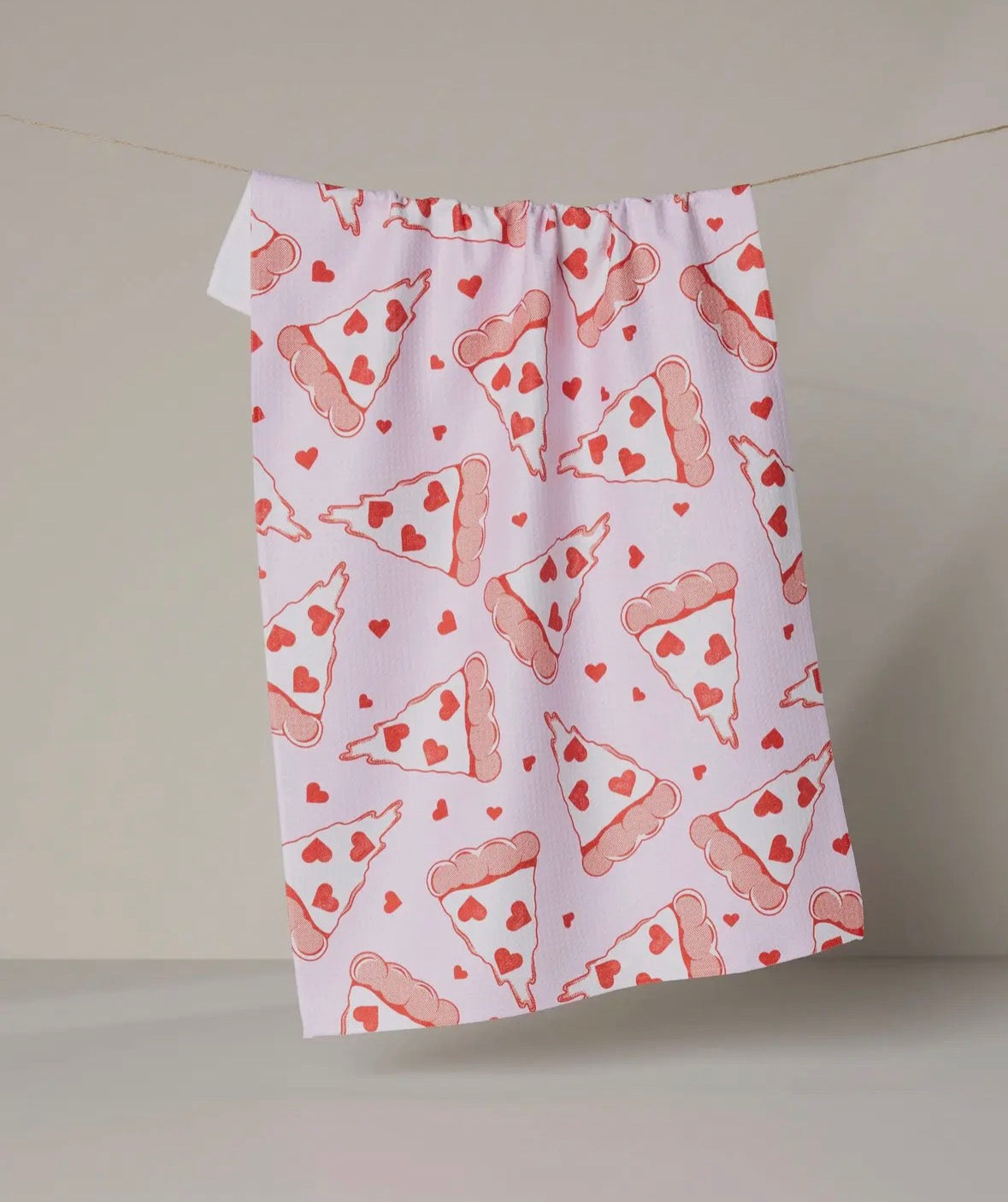 'Pizza' Geometry Tea Towel