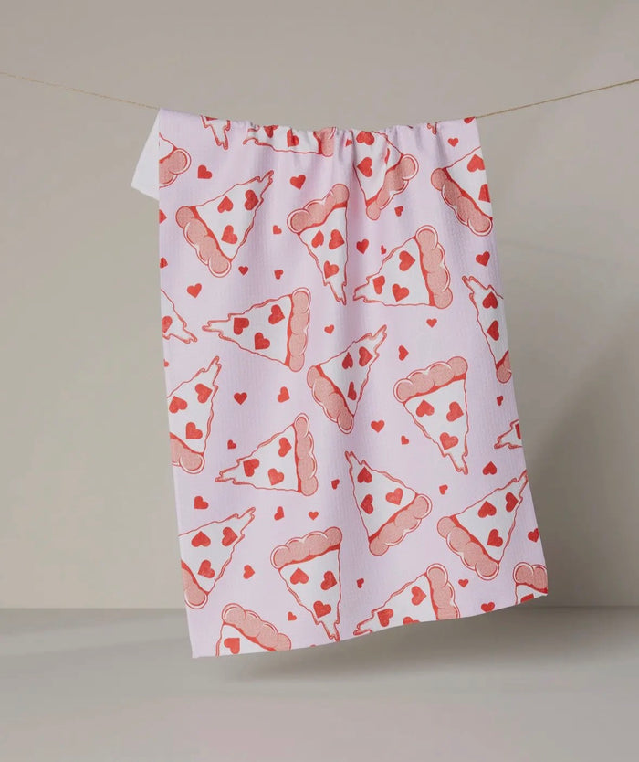 'Pizza' Geometry Tea Towel